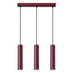 Lampa wisząca LAGOS 3L burgund SL.2082