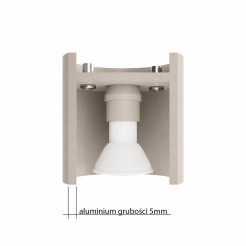 Plafon ORBIS 1 taupe SL.2090