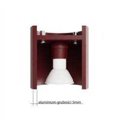 Plafon ORBIS 1 burgund SL.2096