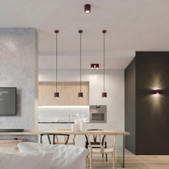 Kinkiet ORBIS 1 burgund SL.2098