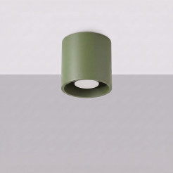 Plafon ORBIS 1 zielona oliwka SL.2102