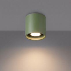 Plafon ORBIS 1 zielona oliwka SL.2102