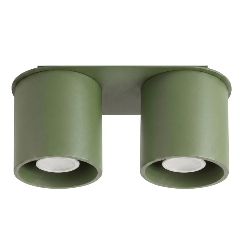 Plafon ORBIS 2 zielona oliwka SL.2103