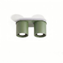 Plafon ORBIS 2 zielona oliwka SL.2103