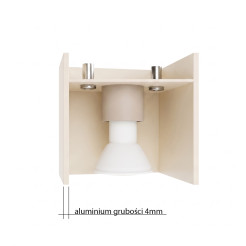 Kinkiet QUAD 1 taupe SL.2108