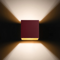 Kinkiet QUAD 1 burgund SL.2112