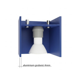 Plafon QUAD 1 ultramaryna SL.2113