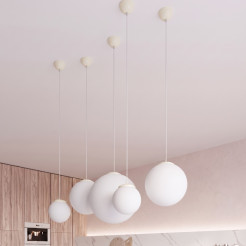 Lampa wisząca UGO 20 beżowa SL.2213
