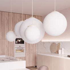 Lampa wisząca UGO 40 beżowa SL.2215