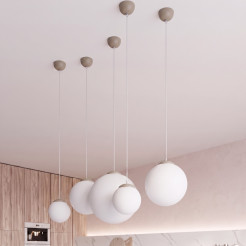 Lampa wisząca UGO 30 taupe SL.2217