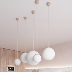 Lampa wisząca UGO 40 taupe SL.2218