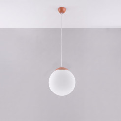 Lampa wisząca UGO 30 ochra czerwona SL.2220