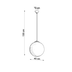 Lampa wisząca UGO 40 burgund SL.2224