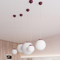 Lampa wisząca UGO 40 burgund SL.2224