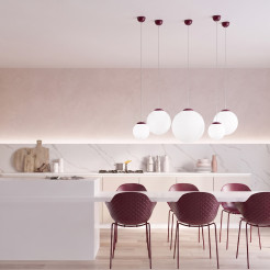Lampa wisząca UGO 40 burgund SL.2224