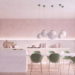 Lampa wisząca UGO 40 zielona oliwka SL.2230