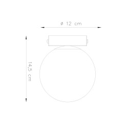 Plafon YOLI 1 burgund SL.2250