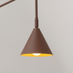 Kinkiet NOX brązowy SL.2295