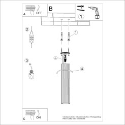 Plafon KARBON 40 burgund SL.2299