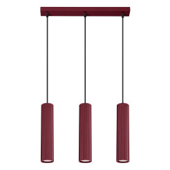 Lampa wisząca KARBON 3L burgund SL.2302