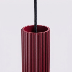 Lampa wisząca KARBON 3L burgund SL.2302