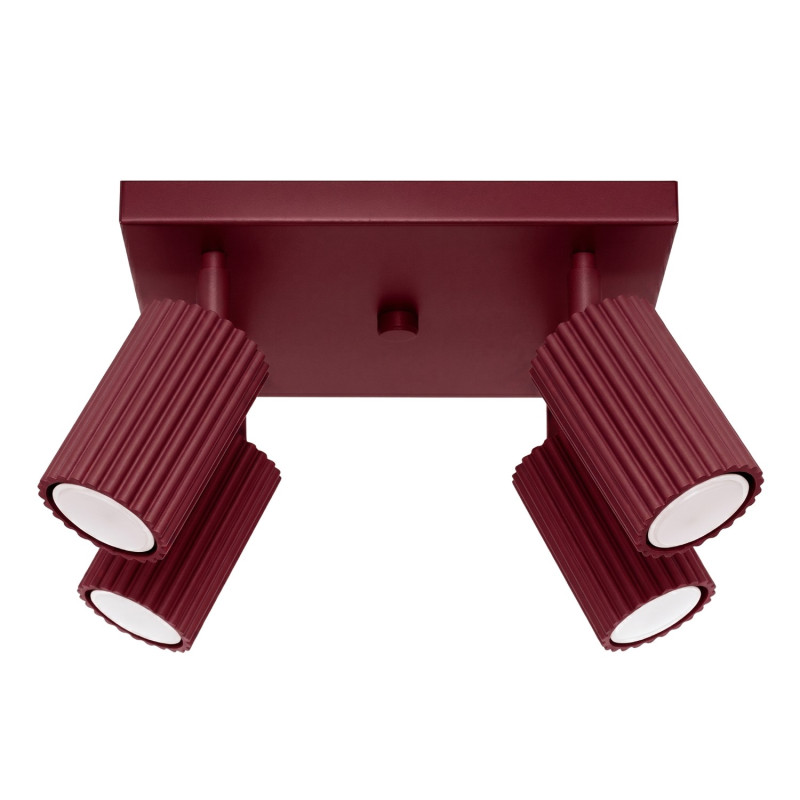 Plafon KARBON 4 burgund SL.2304