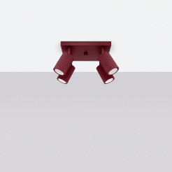 Plafon KARBON 4 burgund SL.2304