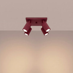 Plafon KARBON 4 burgund SL.2304