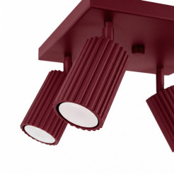Plafon KARBON 4 burgund SL.2304