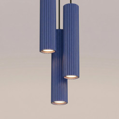 Lampa wisząca KARBON 3P ultramaryna SL.2314