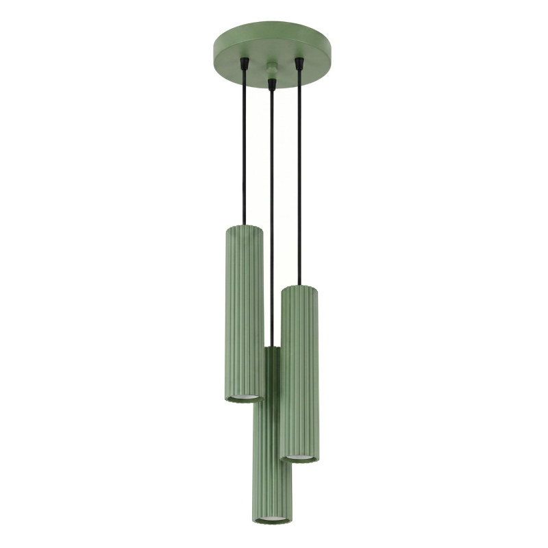 Lampa wisząca KARBON 3P szałwiowa SL.2339
