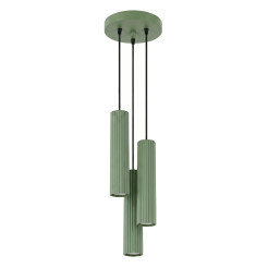 Lampa wisząca KARBON 3P szałwiowa SL.2339