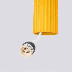 Lampa wisząca KARBON 3P żółta SL.2340