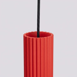 Lampa wisząca KARBON 3P czerwona SL.2341