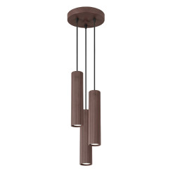 Lampa wisząca KARBON 3P brązowa SL.2342