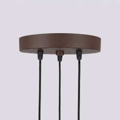 Lampa wisząca KARBON 3P brązowa SL.2342
