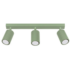 Plafon KARBON 3L szałwiowy SL.2352