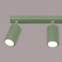 Plafon KARBON 3L szałwiowy SL.2352
