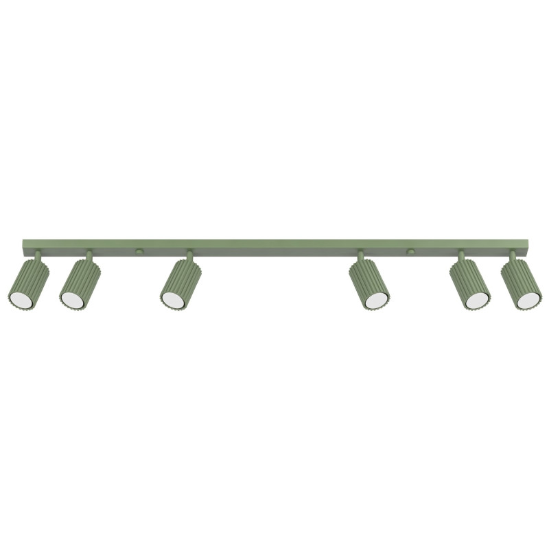 Plafon KARBON 6L szałwiowy SL.2355