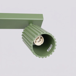 Plafon KARBON 6L szałwiowy SL.2355
