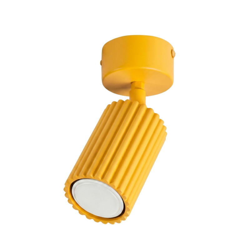 Plafon KARBON 1 żółty SL.2357