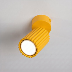 Plafon KARBON 1 żółty SL.2357