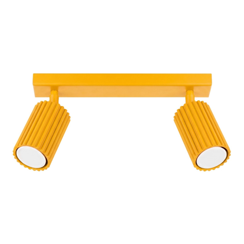 Plafon KARBON 2 żółty SL.2358