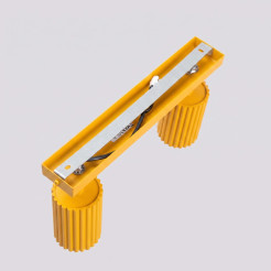 Plafon KARBON 2 żółty SL.2358