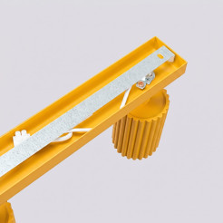 Plafon KARBON 3L żółty SL.2359