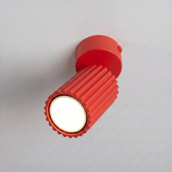 Plafon KARBON 1 czerwony SL.2364