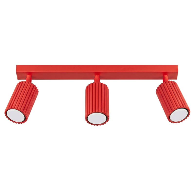 Plafon KARBON 3L czerwony SL.2366