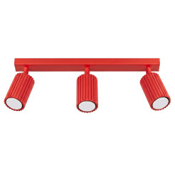 Plafon KARBON 3L czerwony SL.2366