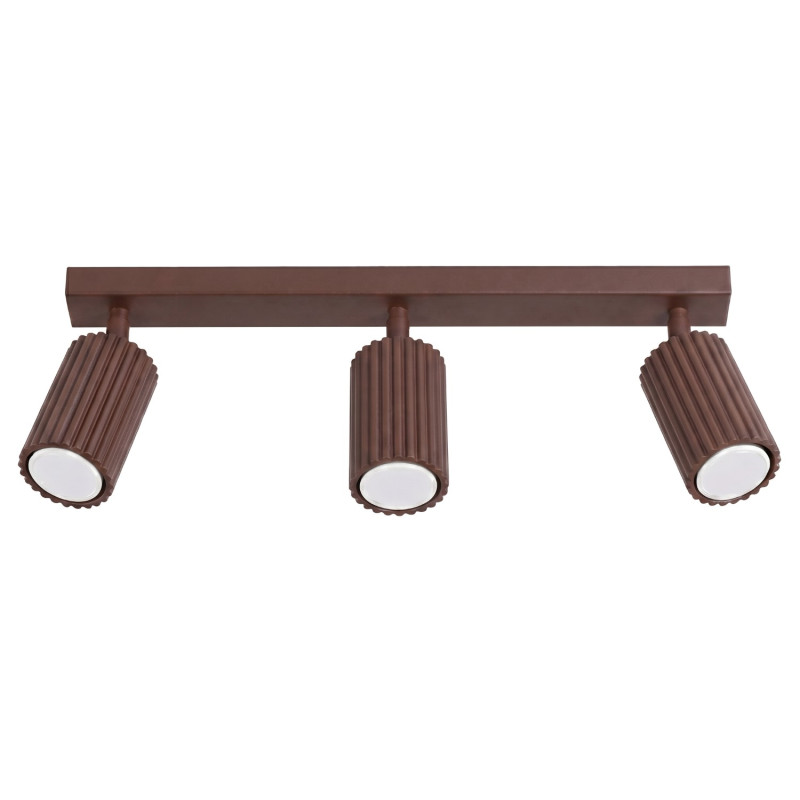 Plafon KARBON 3L brązowy SL.2373