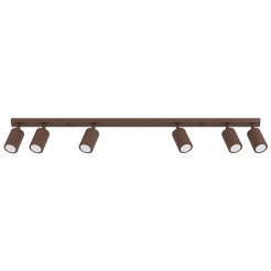 Plafon KARBON 6L brązowy SL.2376